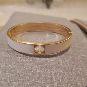 Kate Spade light pink/gold enamel bracelet
